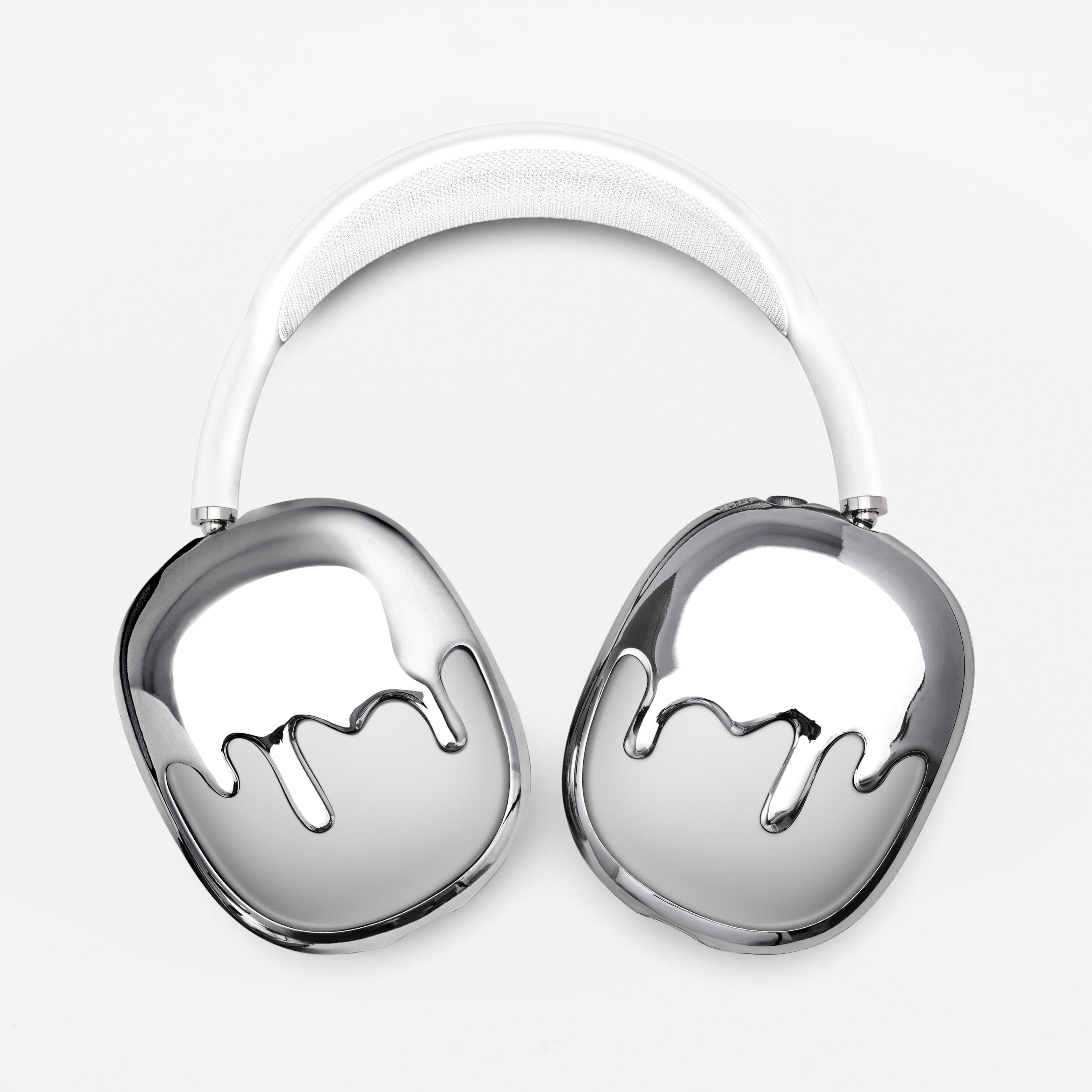 Drip Frames for AirPods Max (Silver)